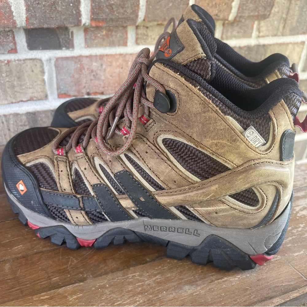 Merrell Women’s Moab 2 Mid, Waterproof Hiking Boots, Size 6, Steel‎ Toe sb3 - Picture 11 of 15